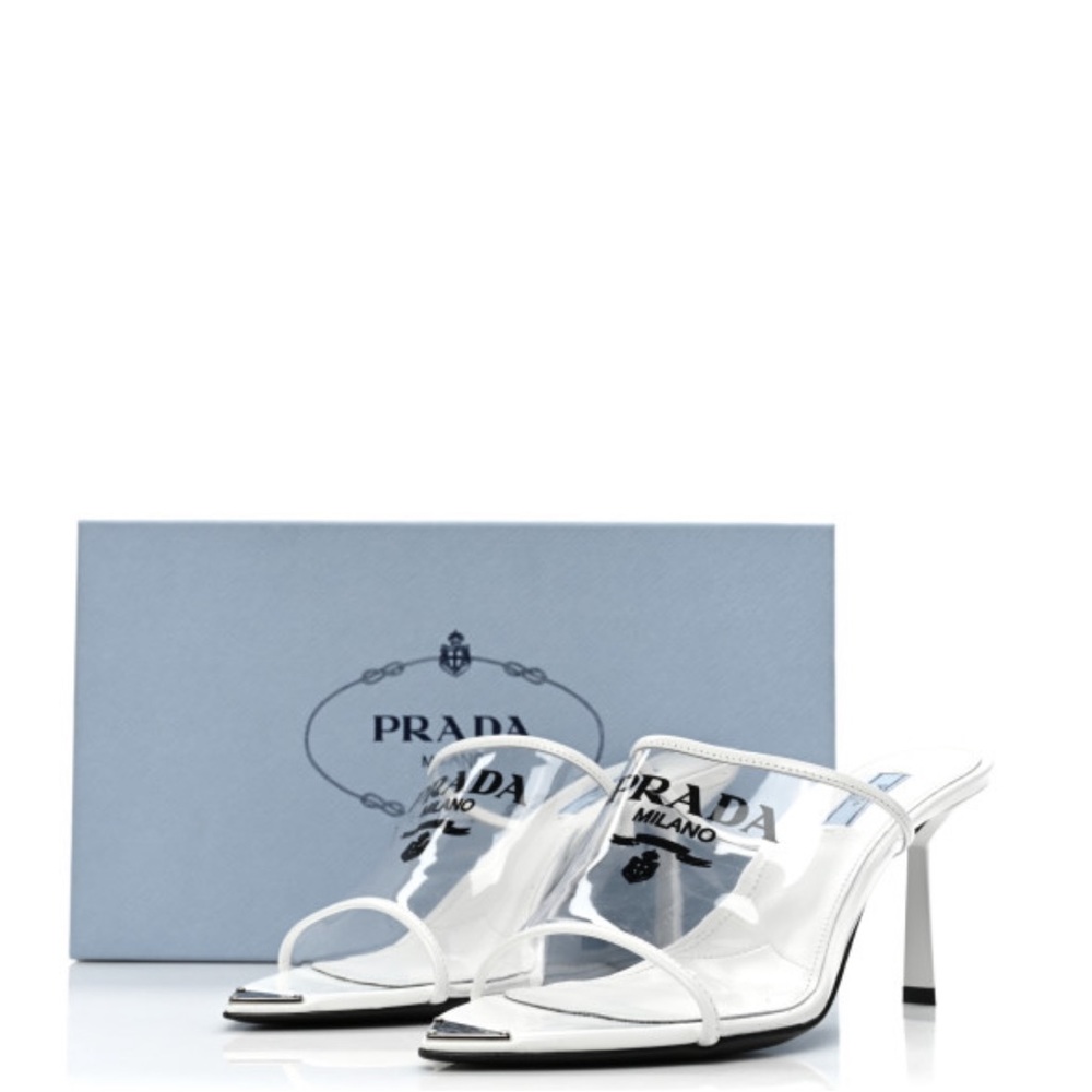 Prada Clear Logo Slides